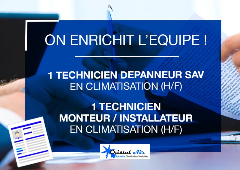 CRISTAL AIR recrute !